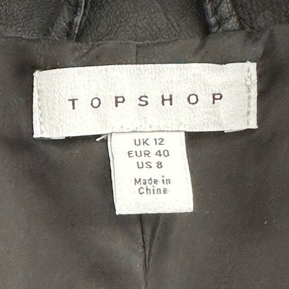 vegan leather jacket! only worn once - Picture 3 of 12